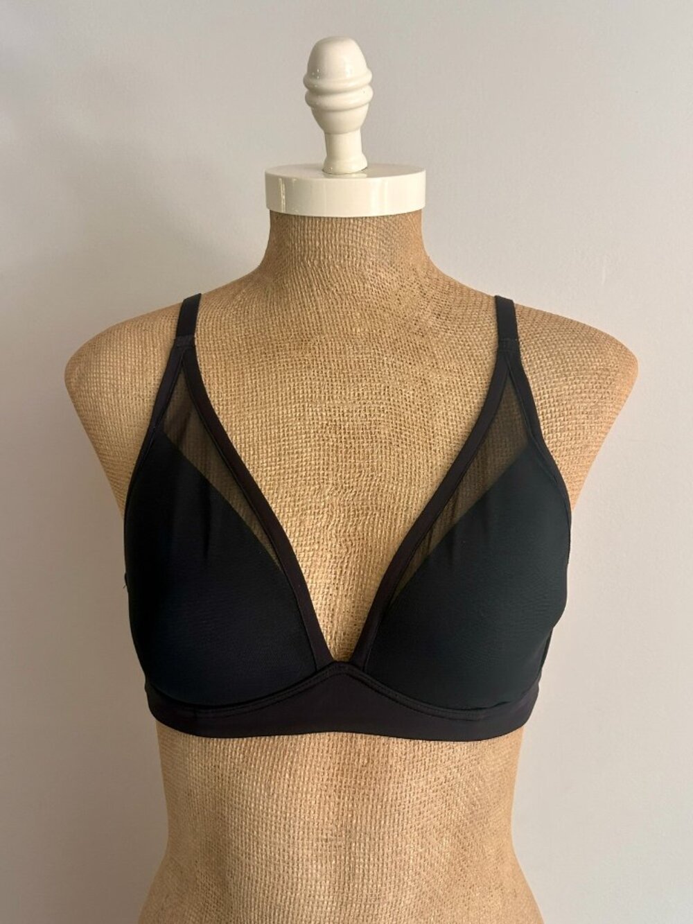 Lululemon Simply Sheer Bra Black 34C – Soft, Stretchy, Breathable